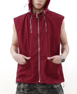 OEM jackets | Fashion sleeveless hooded jacket | Sports jackets | Breathable and quick-drying jacket