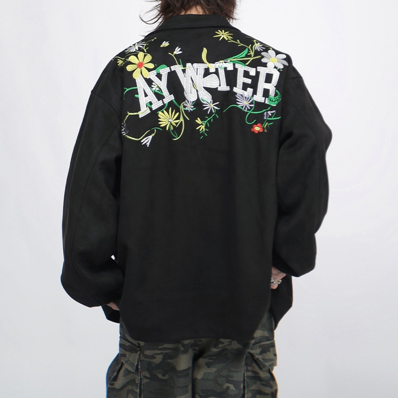 Custom flower pattern jacket