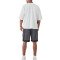 OEM shorts | Black and white striped shorts | Quick-drying athletic shorts | Loose straight shorts