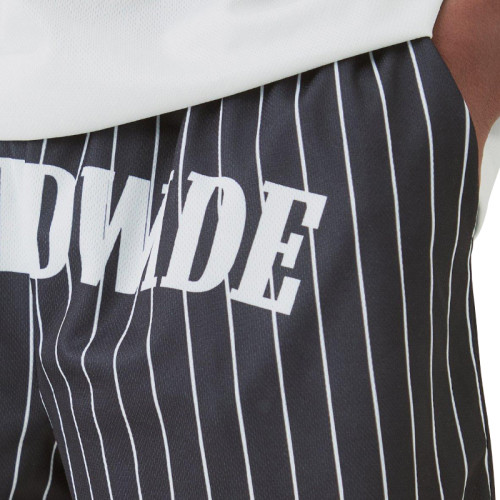 OEM shorts | Black and white striped shorts | Quick-drying athletic shorts | Loose straight shorts