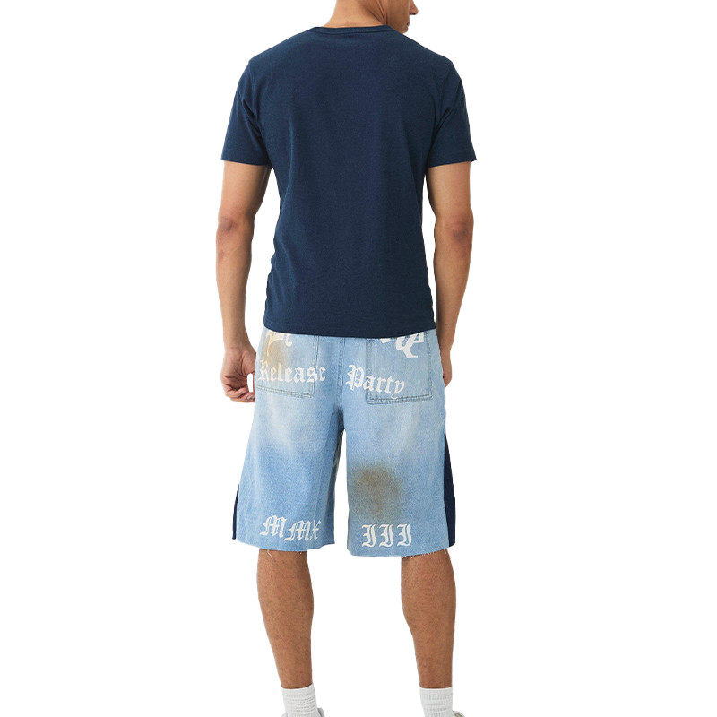 Custom denim shorts