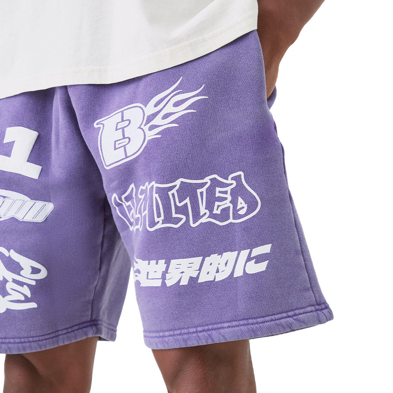 Custom washed shorts