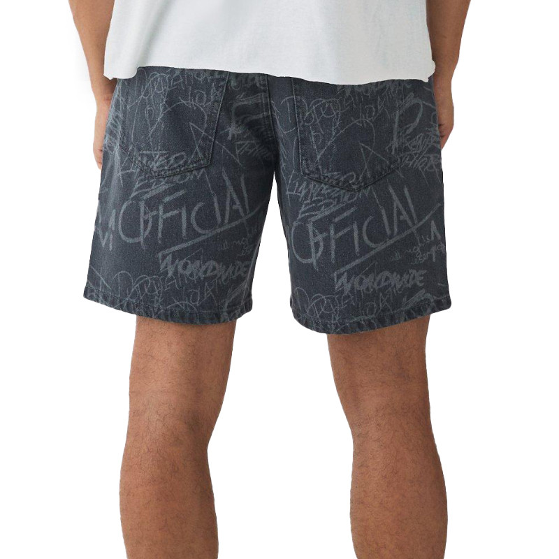 Custom washed shorts