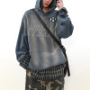 Custom hoodies | Street-style washed hoodie | False two-piece hoodie | Loose plus size hoodie