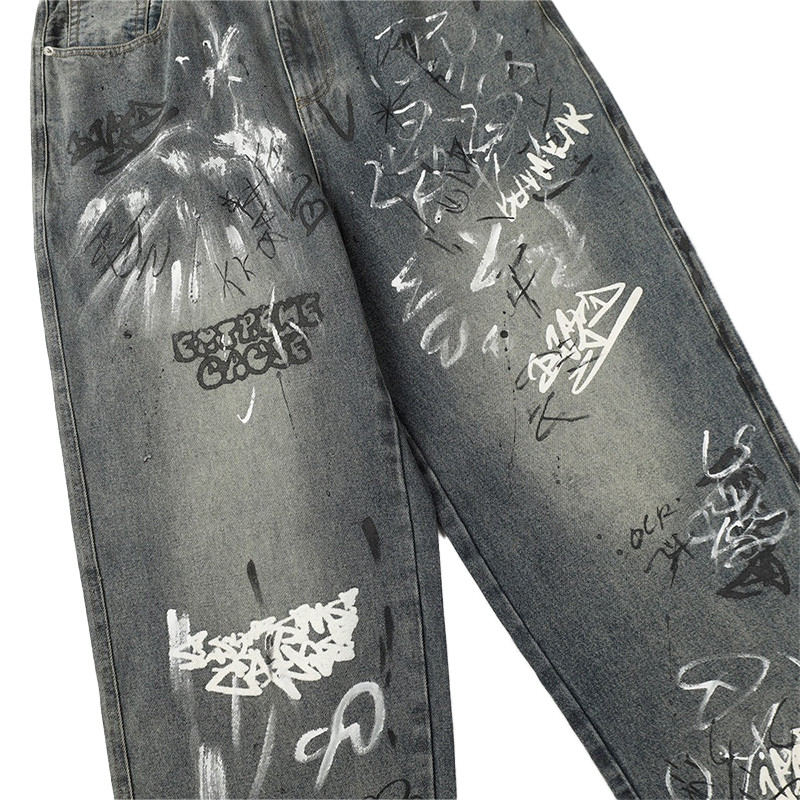 Custom denim pants