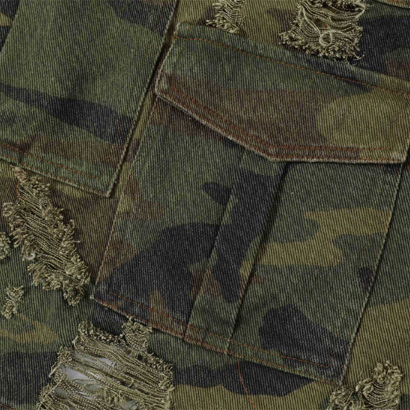 Custom camouflage shorts