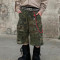 OEM shorts | Camouflage style street shorts | Breathable denim shorts | High waist ripped shorts