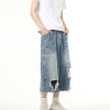OEM shorts | Street ripped shorts | Personality trend graffiti shorts | Vintage washed denim shorts