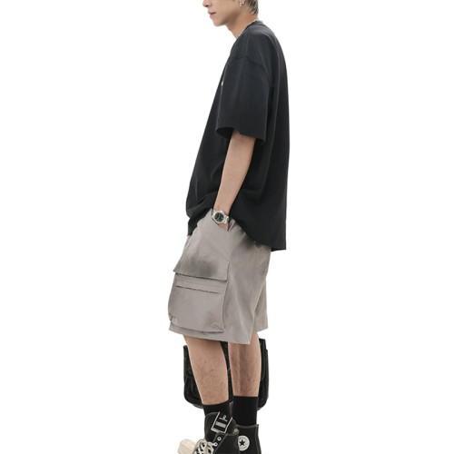 OEM shorts | Taro purple multi-pocket shorts | Quick-dry function shorts | Washed woven cargo shorts