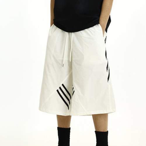 OEM shorts | Men's casual sports shorts | Quick-dry polyester shorts | Oversized drawstring shorts