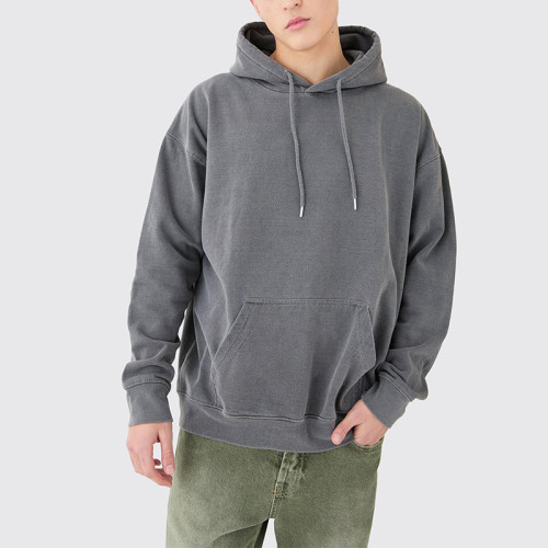 OEM hoodie | Washed vintage hoodie | Patterned print hoodie | Pullover hoodie | Men's thicken hoodie