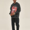 OEM hoodie | Big mouth pattern hoodie | Fun print hoodie | Acid wash hoodie | Mens plus size hoodie