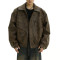 OEM jacket | Fall leather jacket | Men retro jacket | Slim handsome jacket | Locomotive short jacket