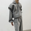 OEM jacket | Oversized hooded jacket | Minimalist same color sports jacket suit | 100% Cotton jacket