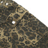 OEM pants | Dark brown leopard print pants | Multi-pocket pants | Mens street suspenders denim pants