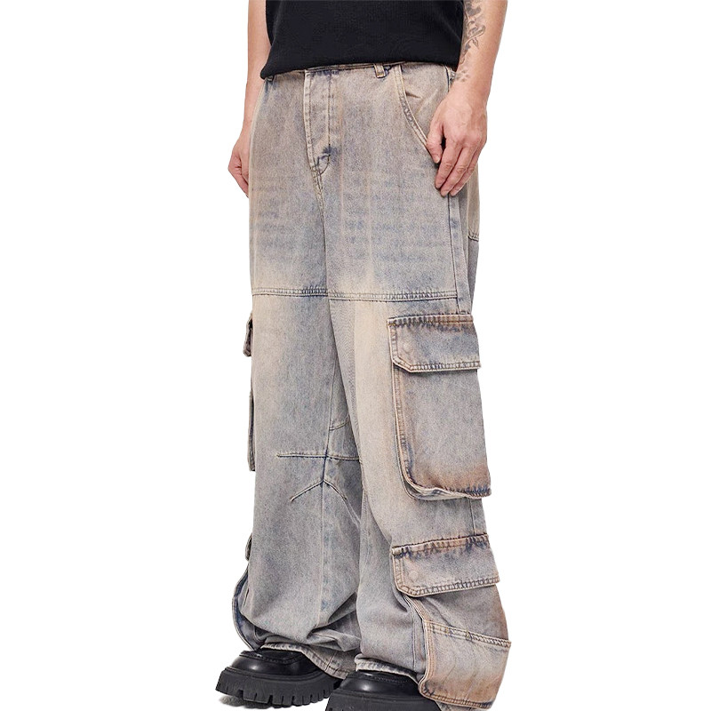 Custom washed pants