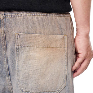 OEM pants | Multi-pockets cargo pants | Men's plus size denim straight pants | Make old washed pants