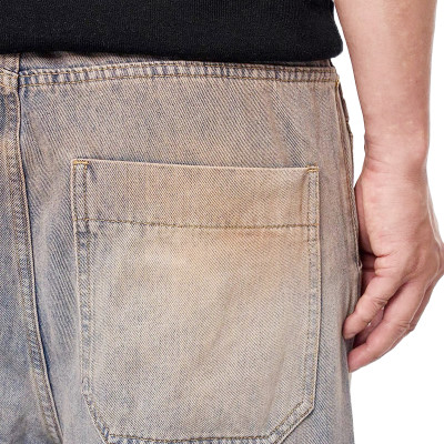 OEM pants | Multi-pockets cargo pants | Men's plus size denim straight pants | Make old washed pants