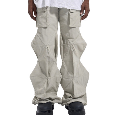 OEM pants | Lantern style pants | Men's stacked pants | Creative fashion street oversized pants