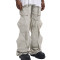OEM pants | Lantern style pants | Men's stacked pants | Creative fashion street oversized pants