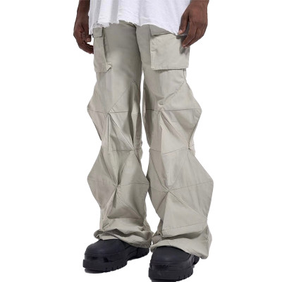 OEM pants | Lantern style pants | Men's stacked pants | Creative fashion street oversized pants
