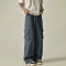 OEM pants | Vintage oversized denim pants | Striped denim pants | Multi-pocket pants | Minimalist