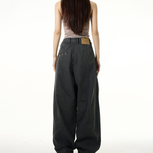 OEM pants | Men's oversized denim pants | Versatile straight pants | Minimalist pants | 300gsm pants