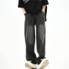 OEM pants | Men's casual loose pants | Wear-resistant washed denim pants | High-stretch denim pants