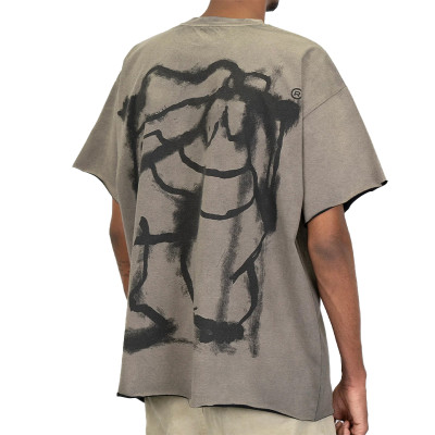 T-shirts manufacturer | Gray t-shirt | Screen printed t-shirts | Washed t-shirts | Pullover t-shirts