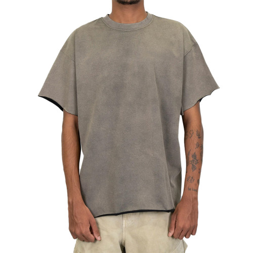 T-shirts manufacturer | Gray t-shirt | Screen printed t-shirts | Washed t-shirts | Pullover t-shirts
