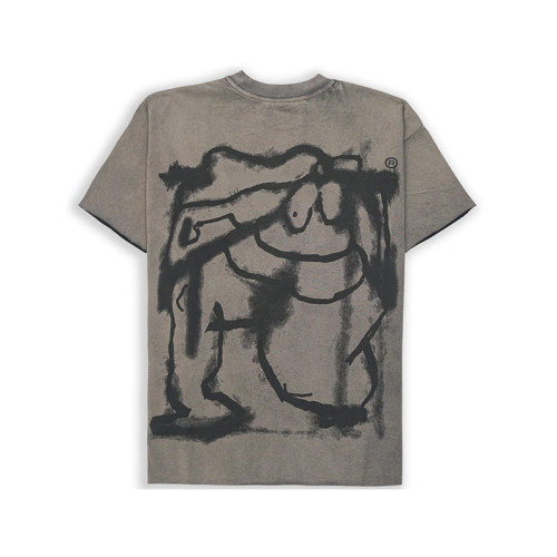 T-shirts manufacturer | Gray t-shirt | Screen printed t-shirts | Washed t-shirts | Pullover t-shirts