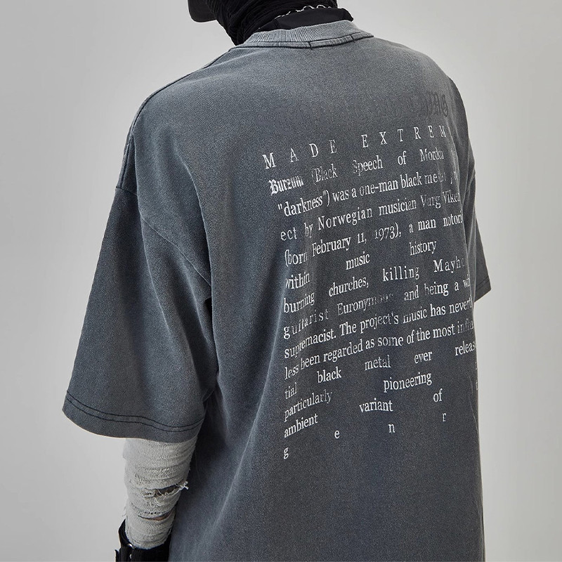 Streetwear t-shirts manufacturer