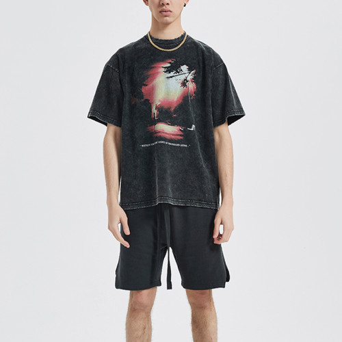 T-shirts manufacturer | Mens acid washed t-shirts | Graphic printed t-shirt | Heavyweight t-shirts