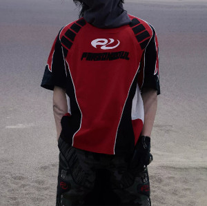 Patchwork jersey | Summer fashion sports t-shirts | High quality embroidery | Streetwear supplier