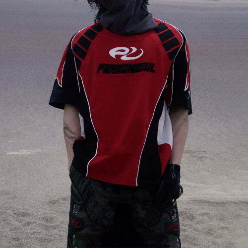 Patchwork jersey | Summer fashion sports t-shirts | High quality embroidery | Streetwear supplier