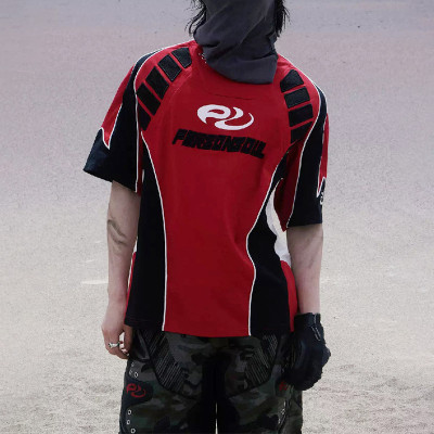 Patchwork jersey | Summer fashion sports t-shirts | High quality embroidery | Streetwear supplier