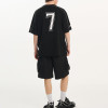 Couple unisex loose sports t-shirt | Black world soccer cup jersey t-shirt | Streetwear manufacturer