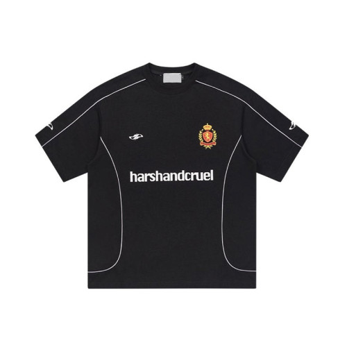 Couple unisex loose sports t-shirt | Black world soccer cup jersey t-shirt | Streetwear manufacturer