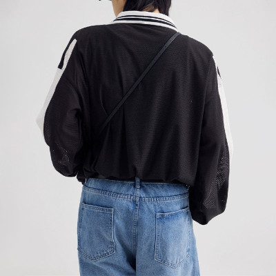 Long sleeve mesh jersey | High-quality digital print | Loose lapel collar polo | Streetwear supplier