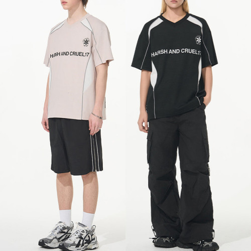 Streetwear cotton jersey | Streetwear supplier | Reflective printed | Unisex outdoor sports t-shirts