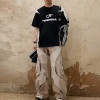 Embroider logo | Streetwear supplier | Fashion street motorcycle tops | Patchwork sport long-sleeve