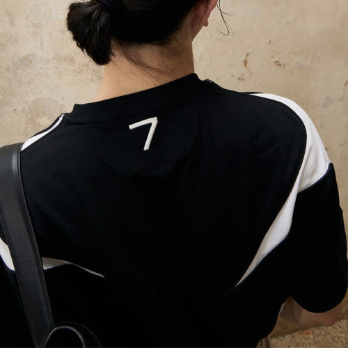 Embroider logo | Streetwear supplier | Fashion street motorcycle tops | Patchwork sport long-sleeve