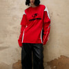 Embroider logo | Streetwear supplier | Fashion street motorcycle tops | Patchwork sport long-sleeve