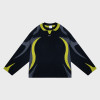 Men cotton waffle top | Streetwear supplier | Lightweight sport long sleeve | Blank | Embroider logo