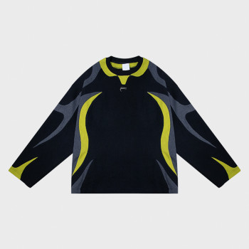 Men cotton waffle top | Streetwear supplier | Lightweight sport long sleeve | Blank | Embroider logo