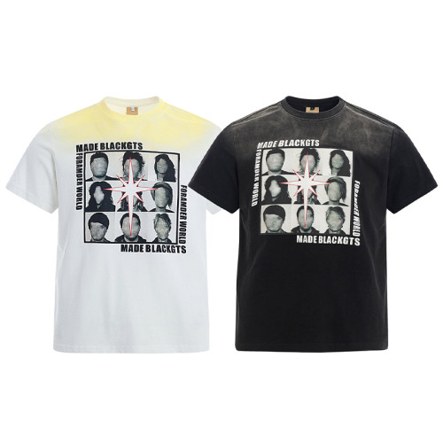 Garment factory | Retro faded unisex print t-shirt | Street art graphic tee | Wash punk style tshirt