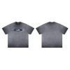 Streetwear supplier | Washed gray t-shirt for men | Heavy cotton t-shirt | 3D embroidery logo tshirt