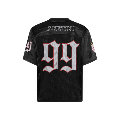 Apparel supplier | Unisex v-neck mesh t-shirts | Digital printed t-shirts | Black jersey t-shirts