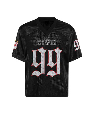 Apparel supplier | Unisex v-neck mesh t-shirts | Digital printed t-shirts | Black jersey t-shirts