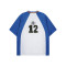 Colourblock polyester top | Clothing factory | Men plus size jersey t-shirt | Digital print | V-neck